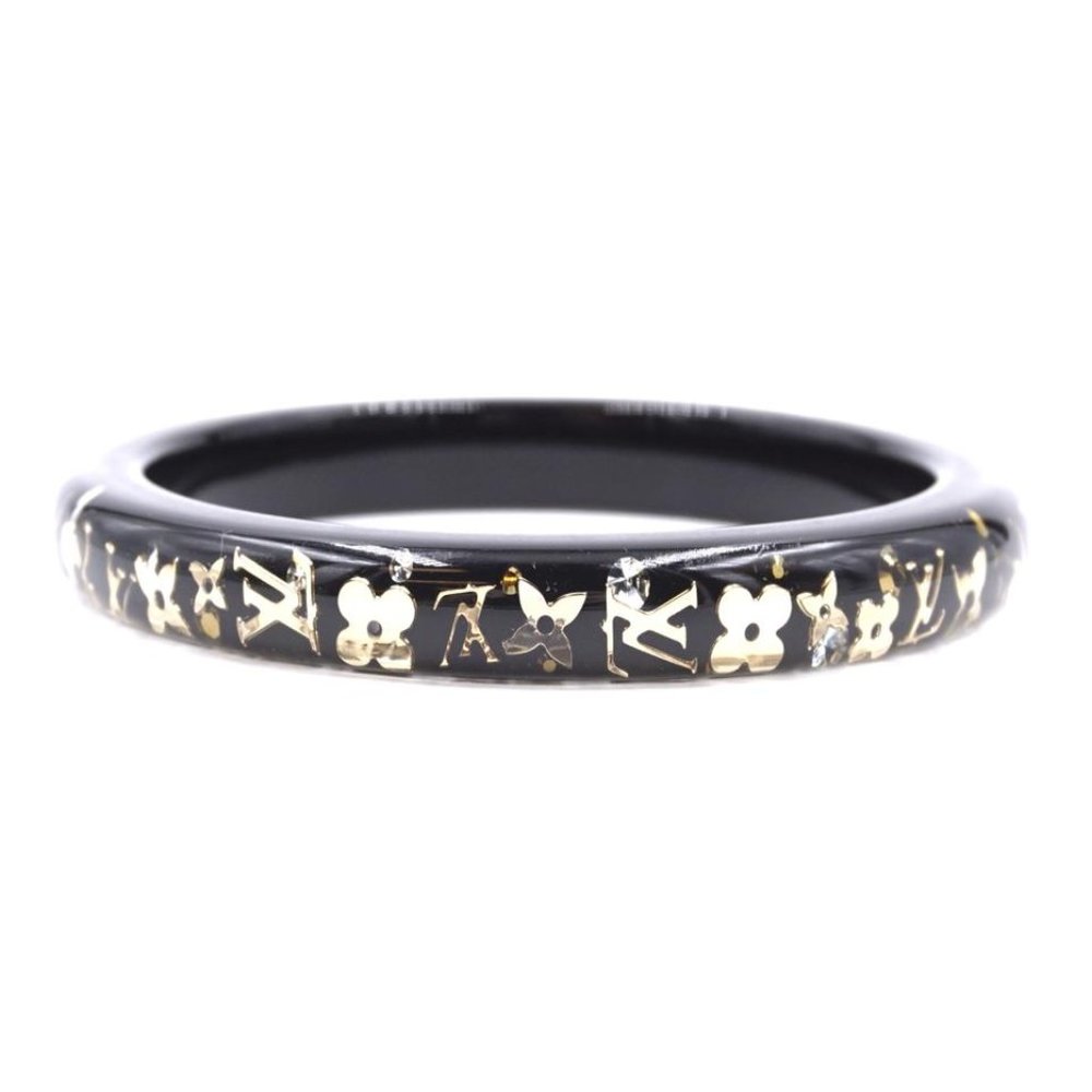 Louis Vuitton Clear Monogram logo Inclusion Bangle - Picture 4 of 10